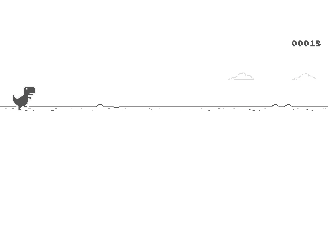 T-Rex Runner project illustration