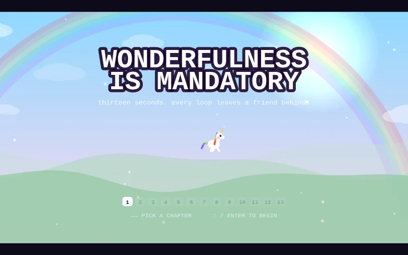Wonderfulness is Mandatory project image