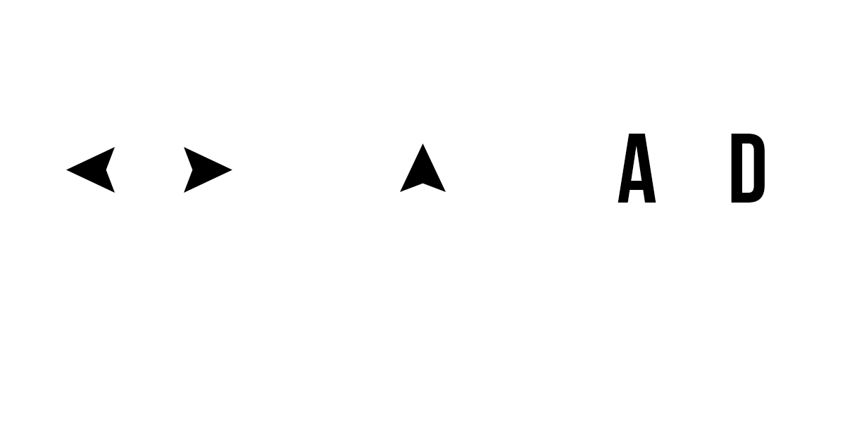 Keyboard instructions from the original HexGL project. A loaded page and a focused game are separate checks.