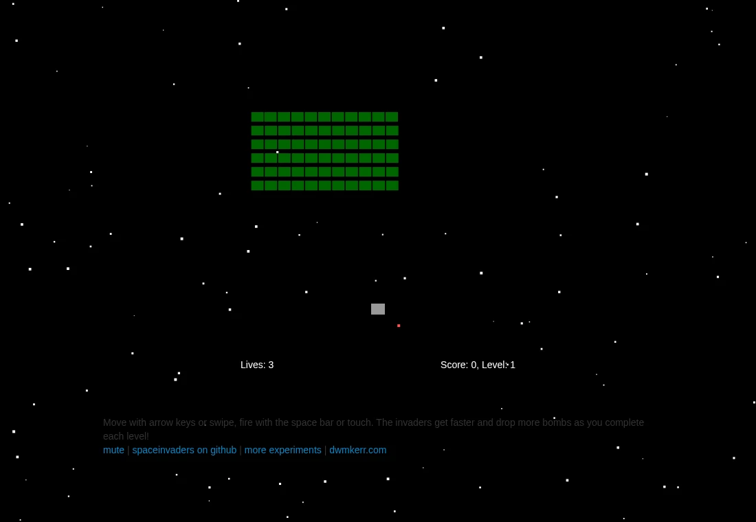 Space Invaders project illustration
