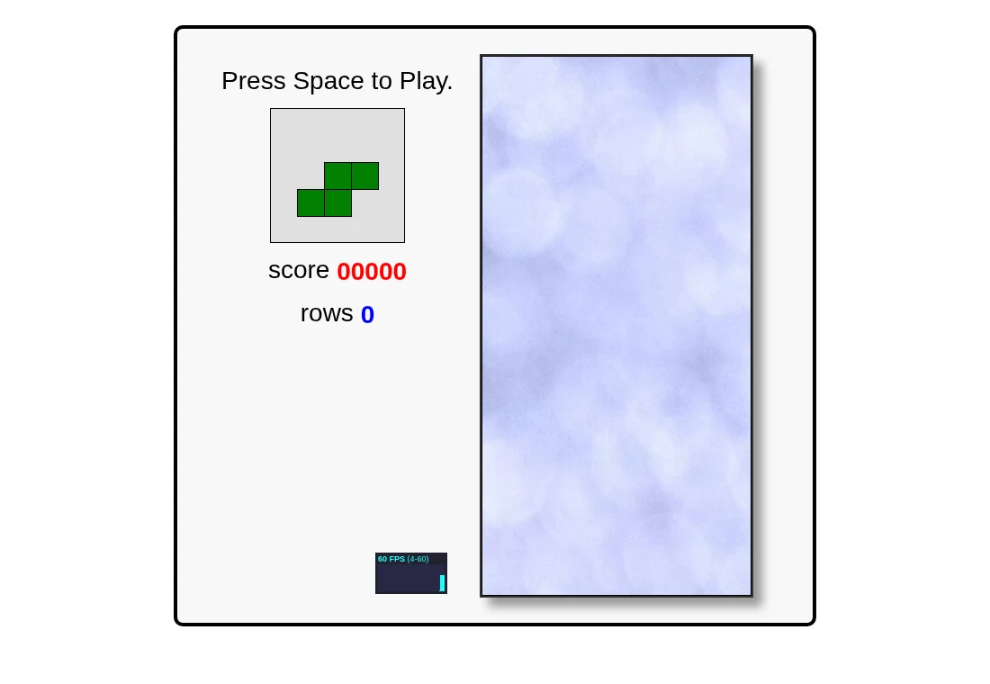 JavaScript Tetris project image